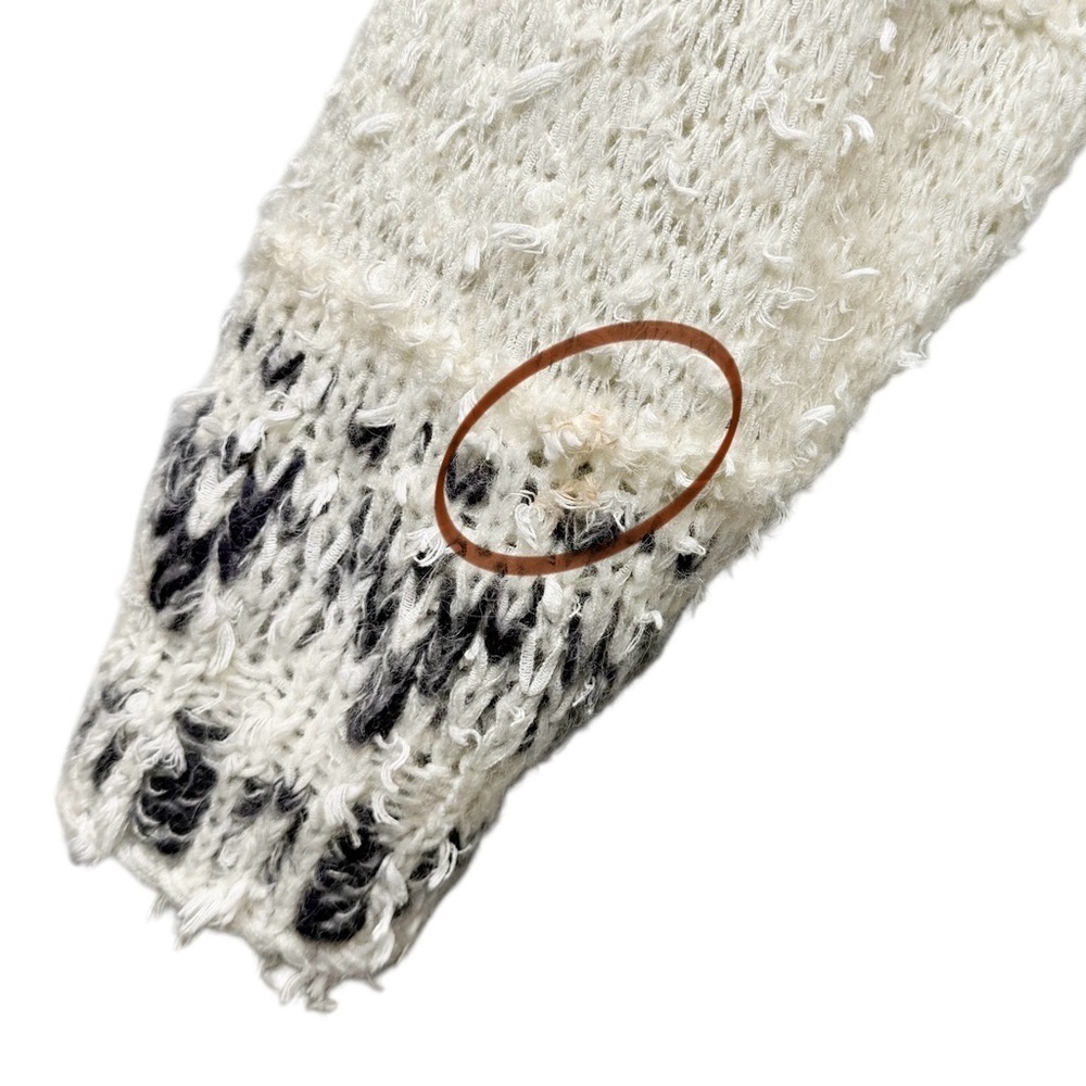 Anthropologie Pilcro Alpaca Blend Women’s Oversized Ivory Sweater Sz Small - Picture 7 of 16